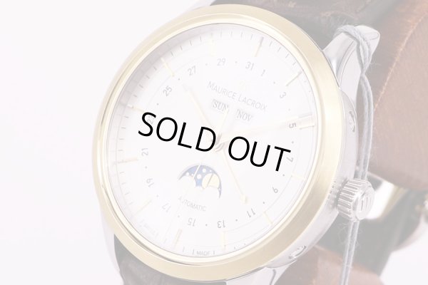 モーリス・ラクロア　レ・クラシック　LC6068　銀文字盤　K18ベゼル　サイド拡大