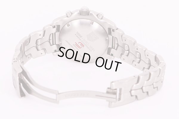 タグホイヤー　リンク　クロノ　CT2114　アイルトン・セナ限定　黒文字盤　ブレス