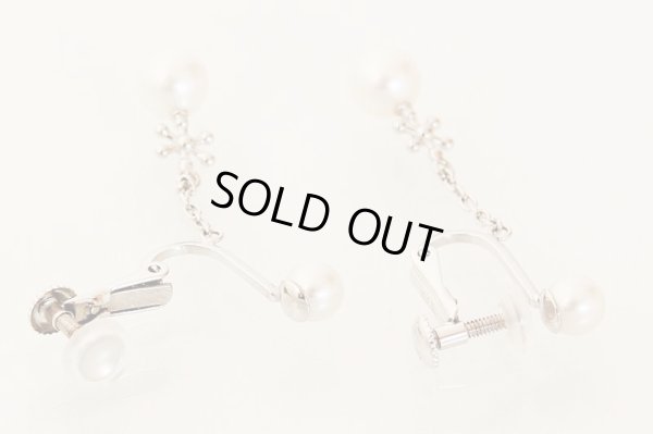 タサキ　K18WG パールイリペンダントネックレス イヤリングセット 6.00g　イヤリング