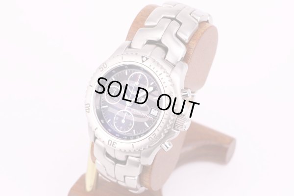 タグホイヤー　リンク　クロノ　CT2114　アイルトン・セナ限定　黒文字盤　サイド