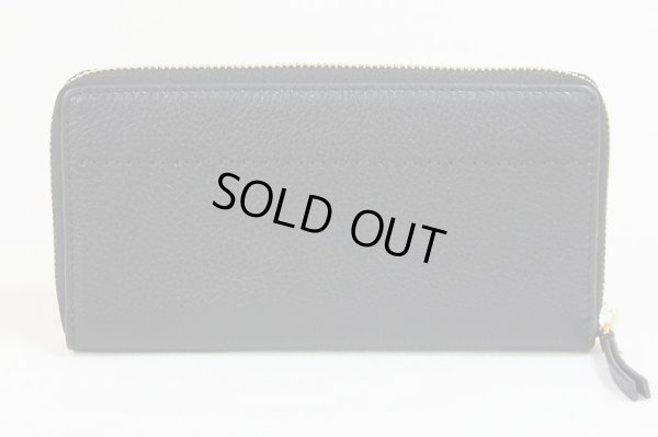 トリーバーチ　MCGRAW ZIP CONTINENTAL WALLET 41847 ブラック　裏面