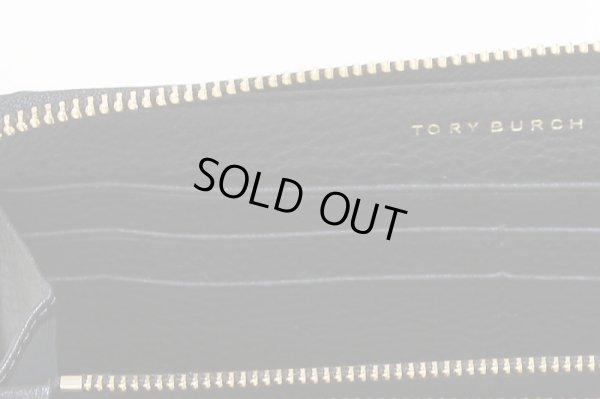 トリーバーチ　MCGRAW ZIP CONTINENTAL WALLET 41847 ブラック　カードケース