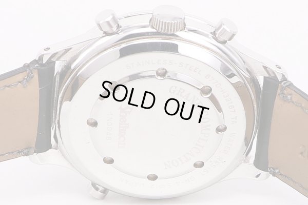 シェルマン　グランドコンプリケーション　銀文字盤　裏面拡大