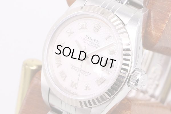 ロレックス　791741ＮＲ　Ｆ562374　ピンクシェル文字盤　サイド拡大