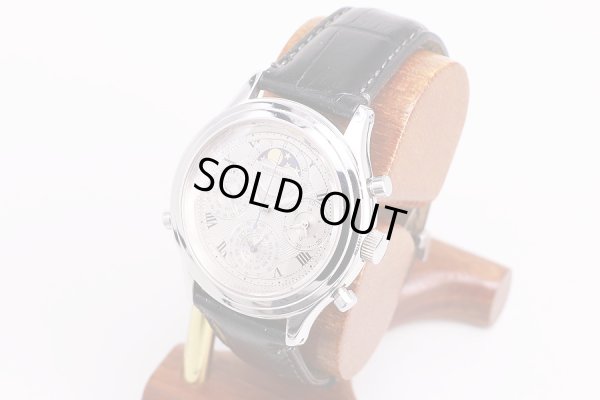 シェルマン　グランドコンプリケーション　銀文字盤　サイド