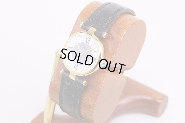 カルティエ　マストベルメイユ　グレー/白文字盤　サイド