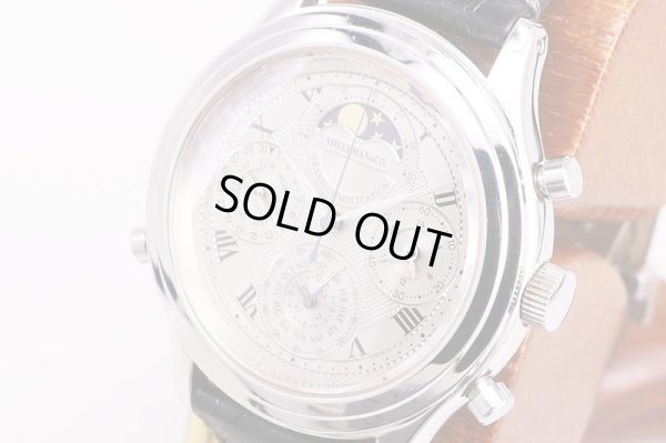 シェルマン　グランドコンプリケーション　銀文字盤　サイド拡大