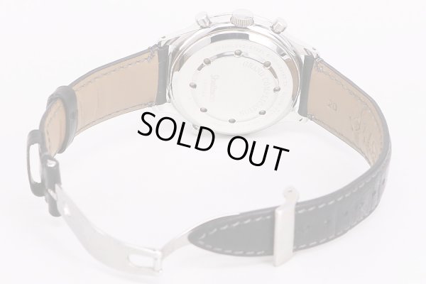 シェルマン　グランドコンプリケーション　銀文字盤　革ベルト