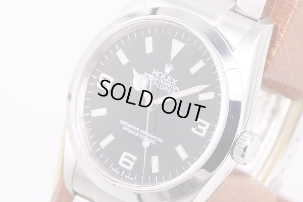 ロレックス　114270　Ｄ345173　エクスプローラーI　黒文字盤　サイド拡大