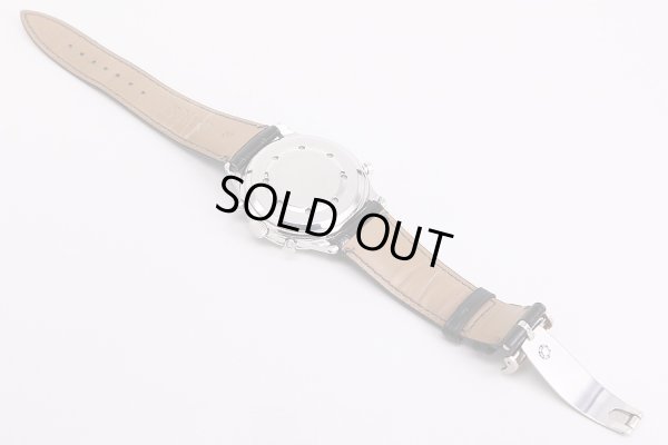 シェルマン　グランドコンプリケーション　銀文字盤　革ベルト　状態