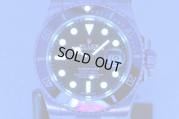 ロレックス　116610LN　52Ｍ23769　サブマリーナデイト　黒文字盤　ライト