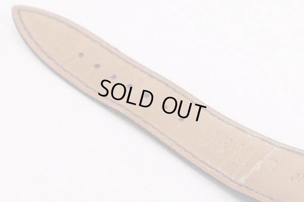 シェルマン　グランドコンプリケーション　銀文字盤　革ベルト　穴状態