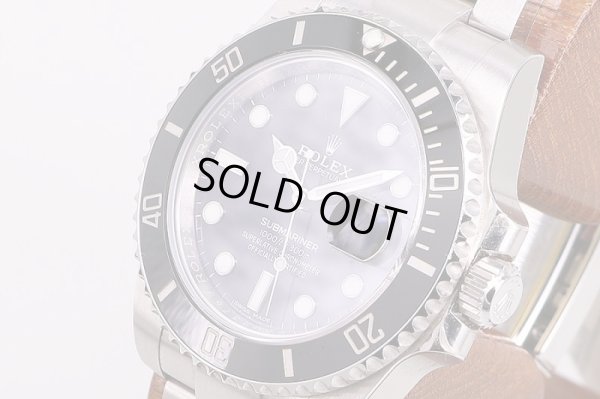 ロレックス　116610LN　52Ｍ23769　サブマリーナデイト　黒文字盤　サイド拡大