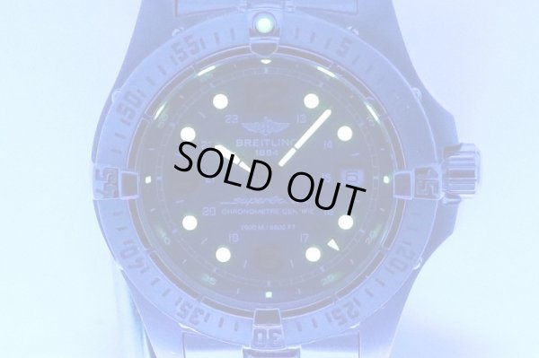 スーパーオーシャン　Ａ１７３９０　スチールフイッシュ　紺文字盤　ライト