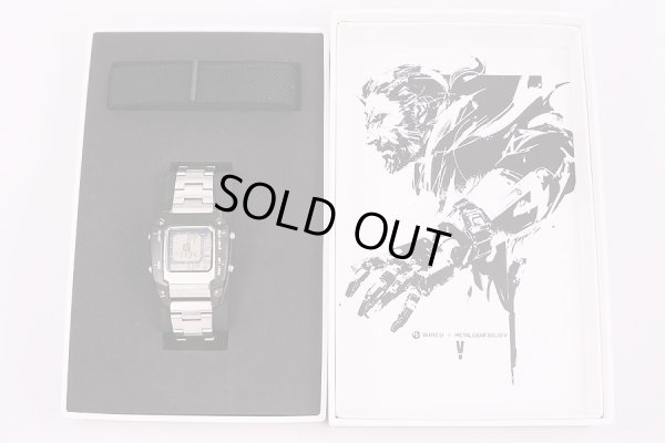 ワイアード　デジボーグＡＧＡＭ６０１　デジタル文字盤　メタルギアソリッドＶ限定　限定箱