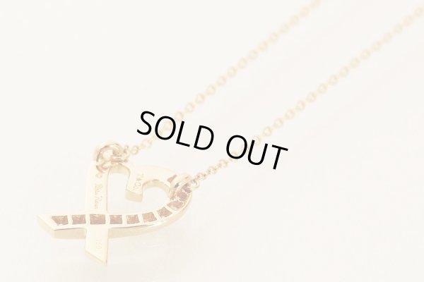 ティファニー　750YG パロマピカソ ペンダントネックレス 3.00g　裏面