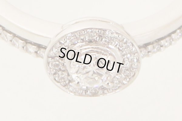 PT950 ダイアイリリング 0.20ct 0.13ct 5.50g　拡大