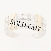 PT900/K18 ダイアイリリング 1.040ct 11.10g