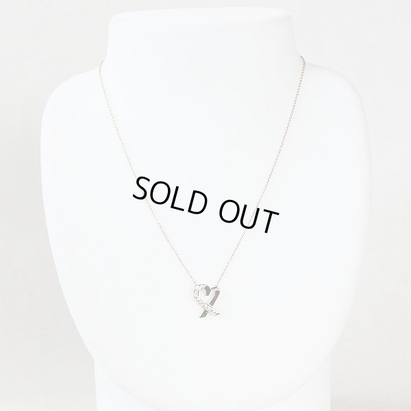 ティファニー　750YG パロマピカソ ペンダントネックレス 3.00g　装着イメージ