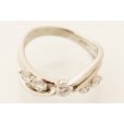 PT900 ダイアイリリング 0.223ct 0.104ct 0.103ct 0.109ct*2 5.60g　内側(1)