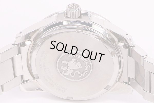 セイコー　グランドセイコー　SBGE209　GMT　9R66-0AE0　スプリングD　白文字盤　裏面拡大