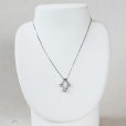 K18WG ダイアイリペンダントネックレス 1.037ct 5.30g　装着イメージ