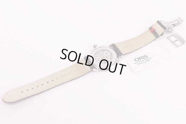 オリス　アートリエ　スモールセコンド　01.396.7580　銀文字盤　革ベルト状態　裏面