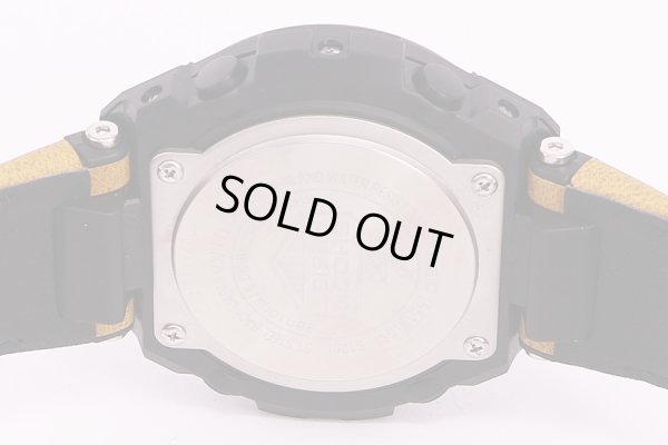 カシオ　Gショック　GST-S120L　タフソーラー　黒文字盤　裏面拡大