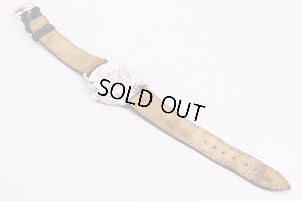 オーデマ・ピゲ　ジュール・オーデマ　15058BC　両面スケルトン文字盤　革ベルト状態　裏