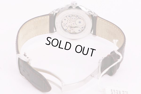 オリス　アートリエ　スモールセコンド　01.396.7580　銀文字盤　革ベルト