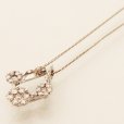 K18WG ダイアイリペンダントネックレス 1.037ct 5.30g