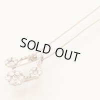 K18WG ダイアイリペンダントネックレス 1.037ct 5.30g
