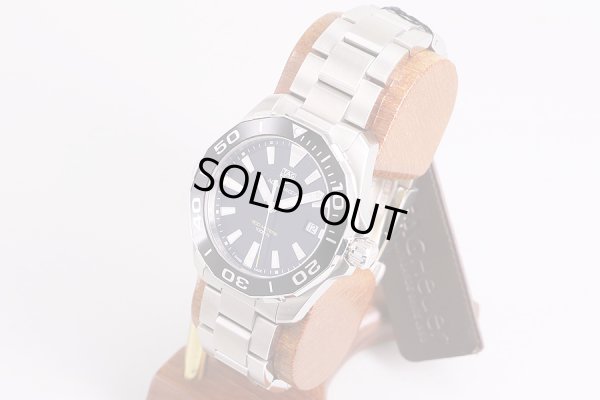 タグホイヤー　アクアレーサー　WAY111A　黒文字盤　サイド