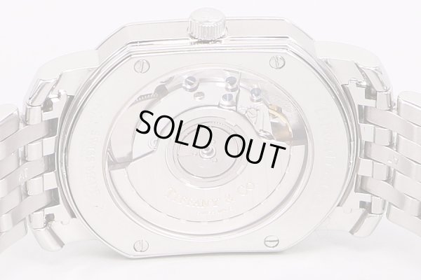 ティファニー　マーククーペ　銀文字盤　裏面拡大