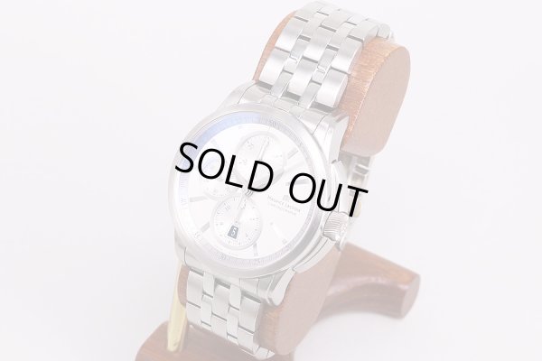 モーリス・ラクロア　ポントス　クロノグラフ　PT6178　銀文字盤　サイド