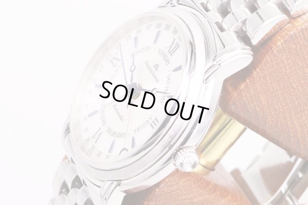 モーリス・ラクロア　ファイブハンズ　27792　銀文字盤　サイド拡大(2)