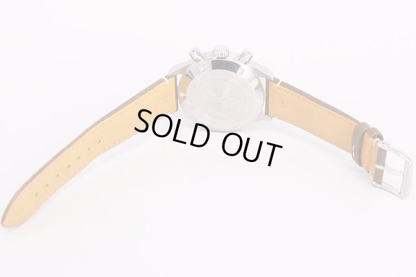 ロンジン　アビエーション　ビックアイクロノ　L2.816.4　黒文字盤　革ベルト