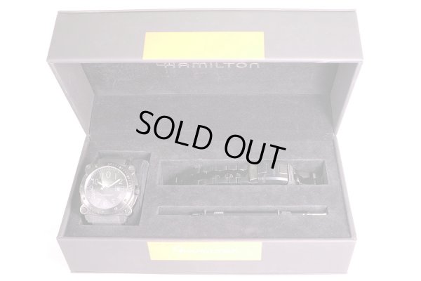 ハミルトン　カーキ　ビロウゼロ　H785850　黒文字盤　箱
