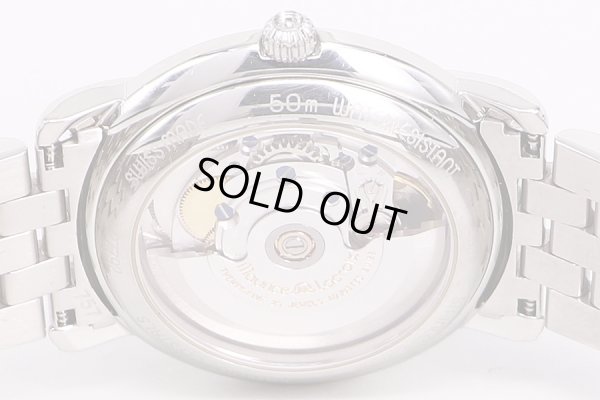 モーリス・ラクロア　ファイブハンズ　27792　銀文字盤　裏面拡大