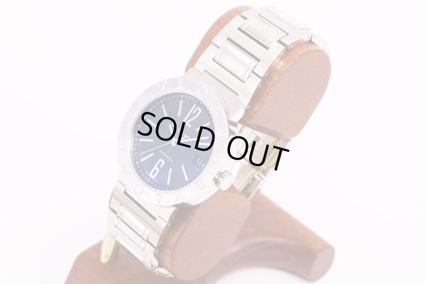 ブルガリ　ブルガリブルガリ　BB38S　黒文字盤　サイド