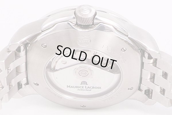 モーリス・ラクロア　ポントス　クロノグラフ　PT6178　銀文字盤　裏面拡大