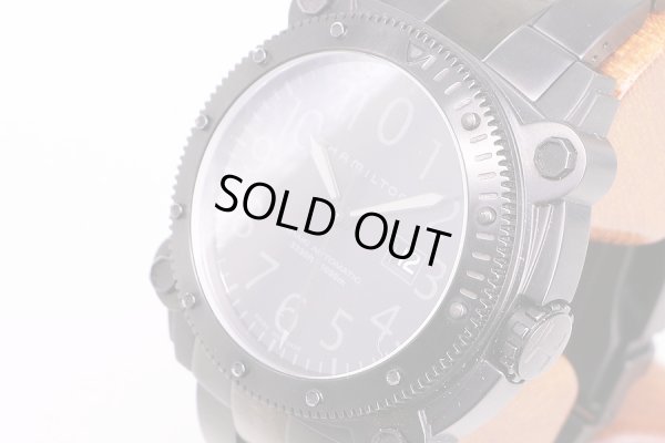 ハミルトン　カーキ　ビロウゼロ　H785850　黒文字盤　サイド拡大