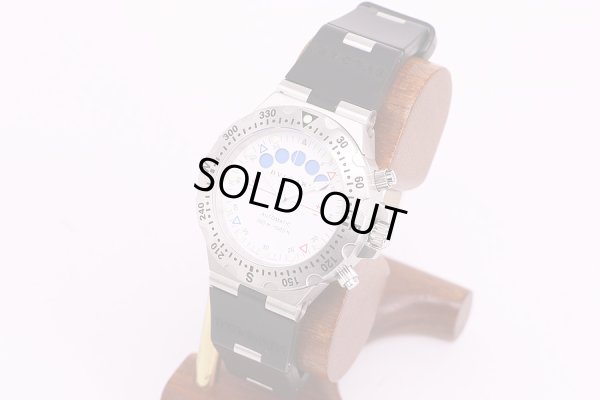 ブルガリ　ディアゴノ　スクーバレガッタ　SD40　白文字盤　サイド