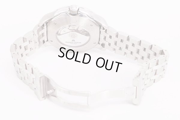 モーリス・ラクロア　ポントス　クロノグラフ　PT6178　銀文字盤　ブレス