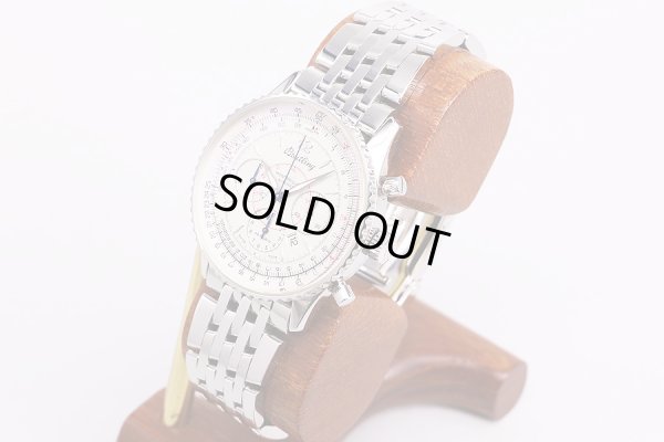 ブライトリング　モンブリラン　A41030　銀文字盤　サイド