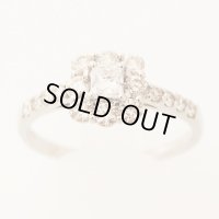 PT900 ダイアイリリング 0.26ct 0.75ct 3.80g