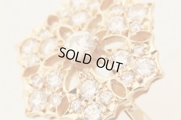 K18 ダイアイリリング 0.81ct 5.70g　拡大(1)