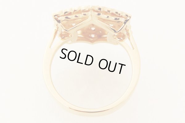 K18 ダイアイリリング 0.81ct 5.70g　内側