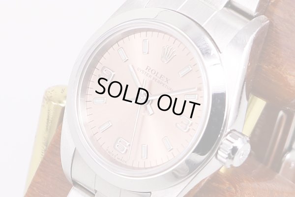 ロレックス　76080　A913216　369　ピンク文字盤　サイド拡大
