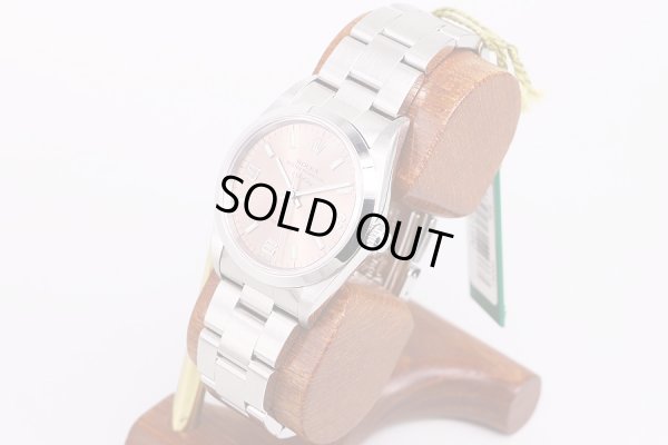 ロレックス　14000　エアキング A913216　ピンク文字盤　サイド